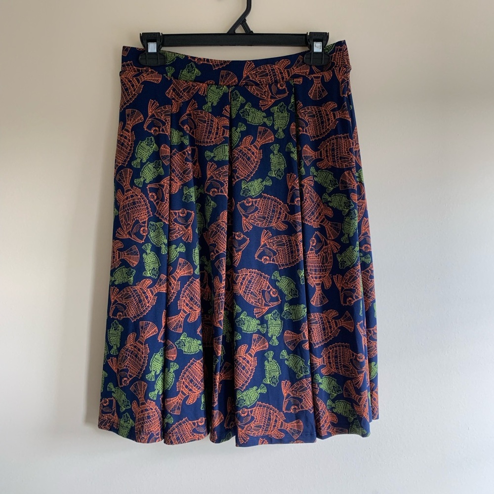 Lularoe Madison skirt fish size small